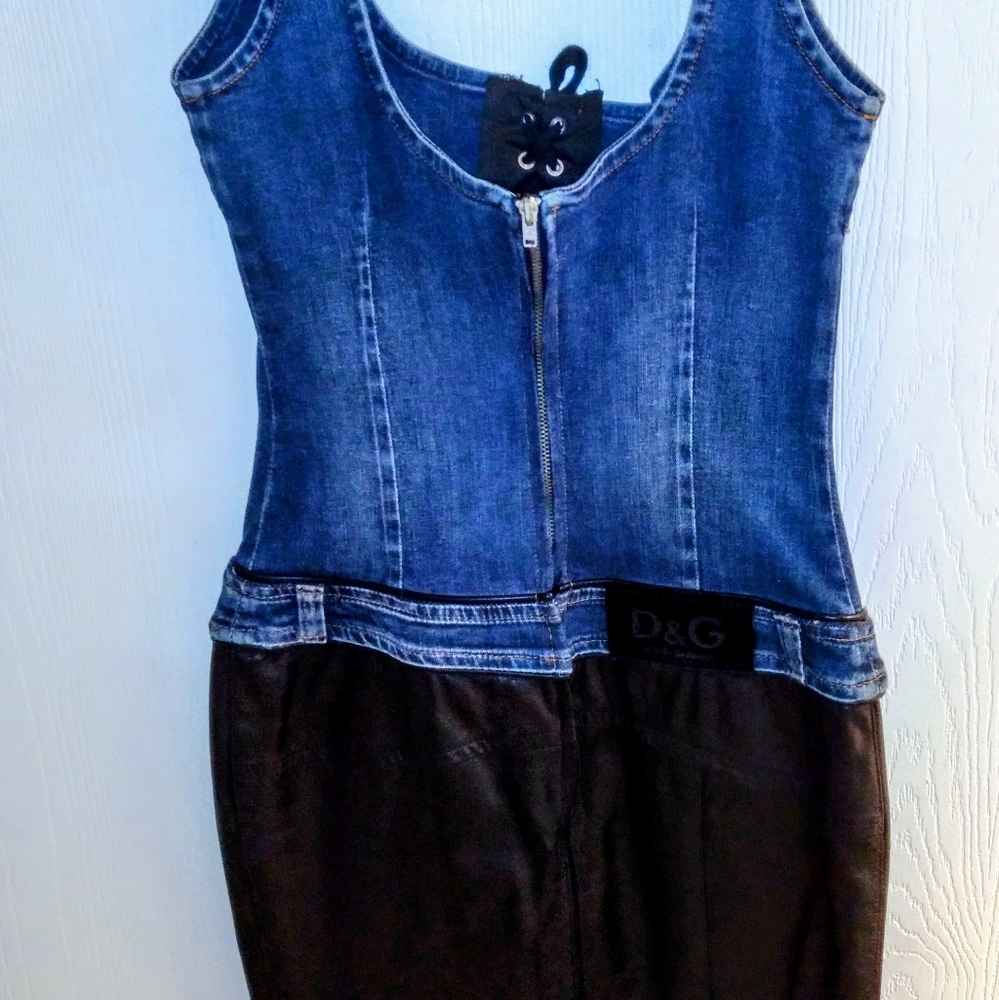 D&G Denim corset dress